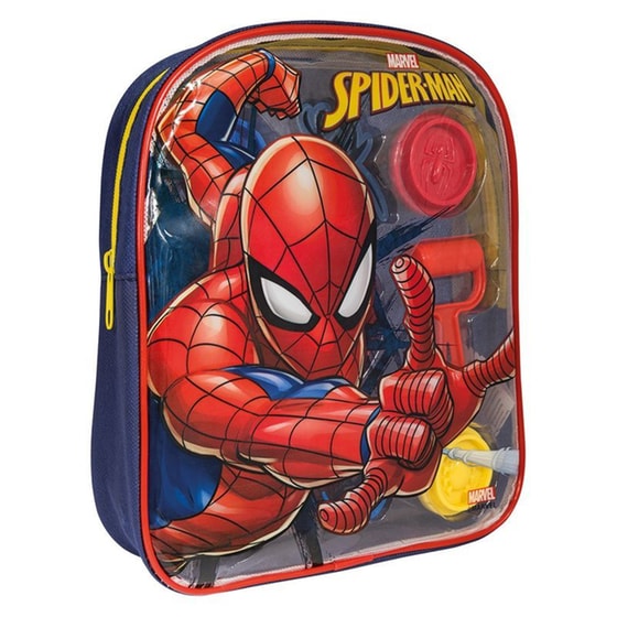 AS Company Πλαστελίνη Marvel Spiderman Τσάντα Πλάτης Με 4 Βαζάκια - Καπάκια Καλουπάκια Και 5 Εργαλεία image 6