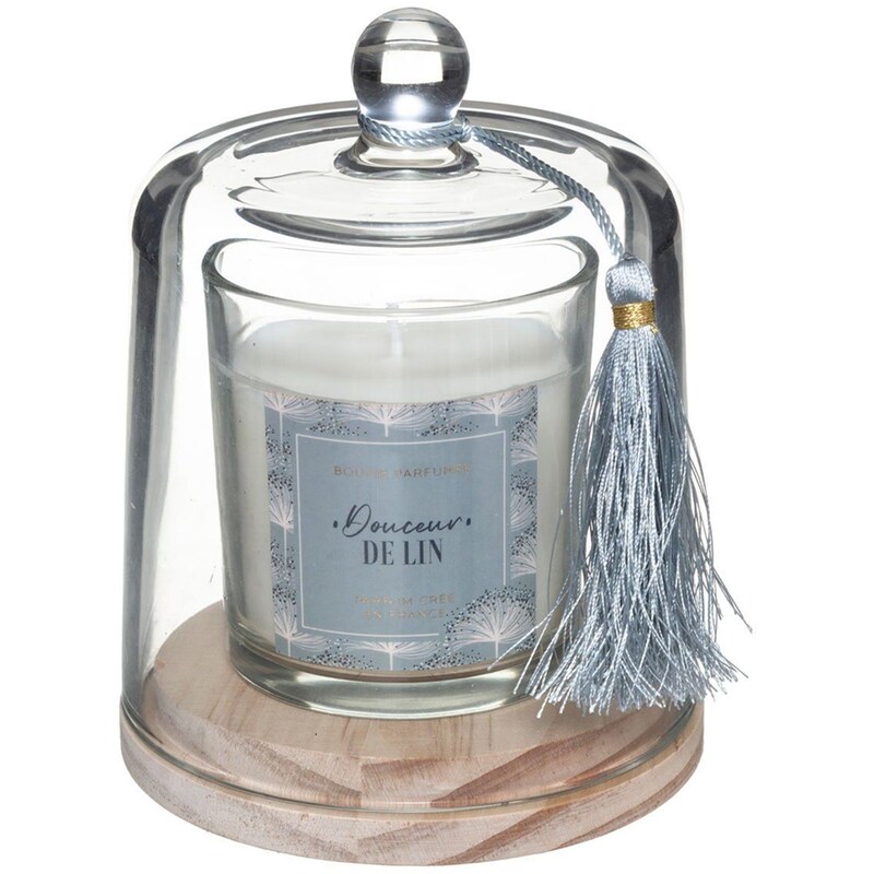 Αρωματικό Κερί Spitishop C-B Dome 181645f 10.7x13.8cm - Άρωμα Λιναριού