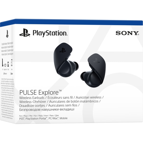 Sony PS5 Pulse Explore Gaming Ασύρματα Ακουστικά Midnight Black image 5