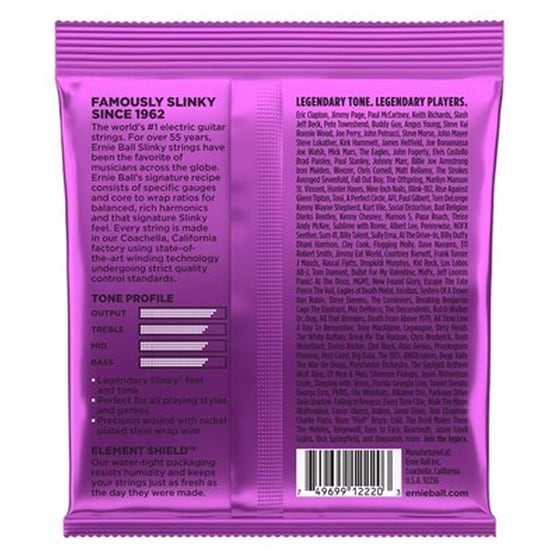 Σετ 6 Χορδές Ηλεκτρικής Κιθάρας Ernie Ball Power Slinky 011-048 image 2