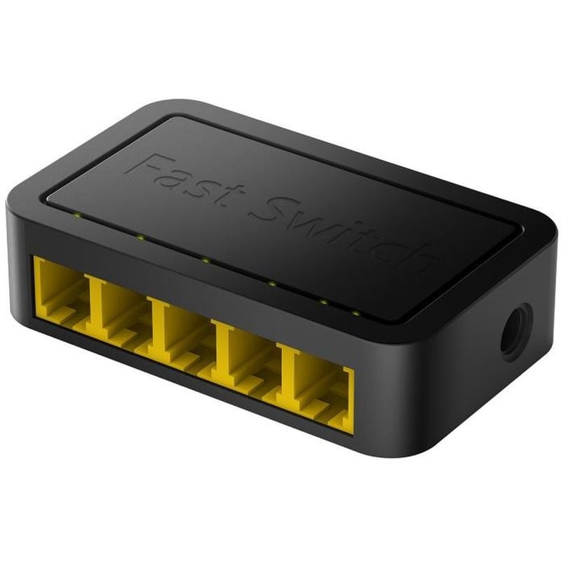 Cudy FS105D Network Switch Unmanaged L2 Fast Ethernet (100 Mbps) 5-Port