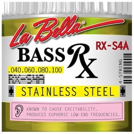Σετ 4 Χορδές Ηλεκτρικού Μπάσου La Bella Bass Rx Stainless Steel 045-100