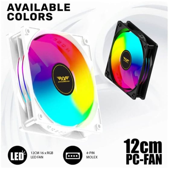 Case Fan Armaggeddon Kit 6000 120mm με ARGB - Λευκό image 1