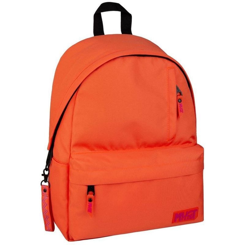Τσάντα Πλάτης Must Team Monochrome Classic Πορτοκαλί με Ροζ 22L