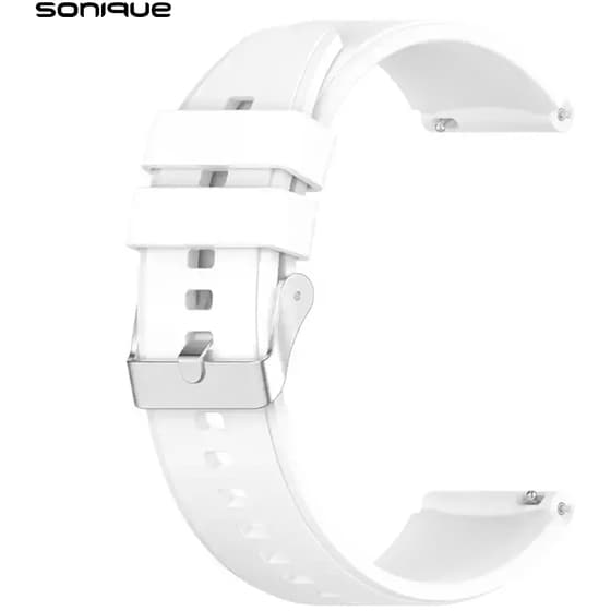 Λουράκι Sonique Smooth Band για Huawei Watch GT Series 20mm - Λευκό image 0