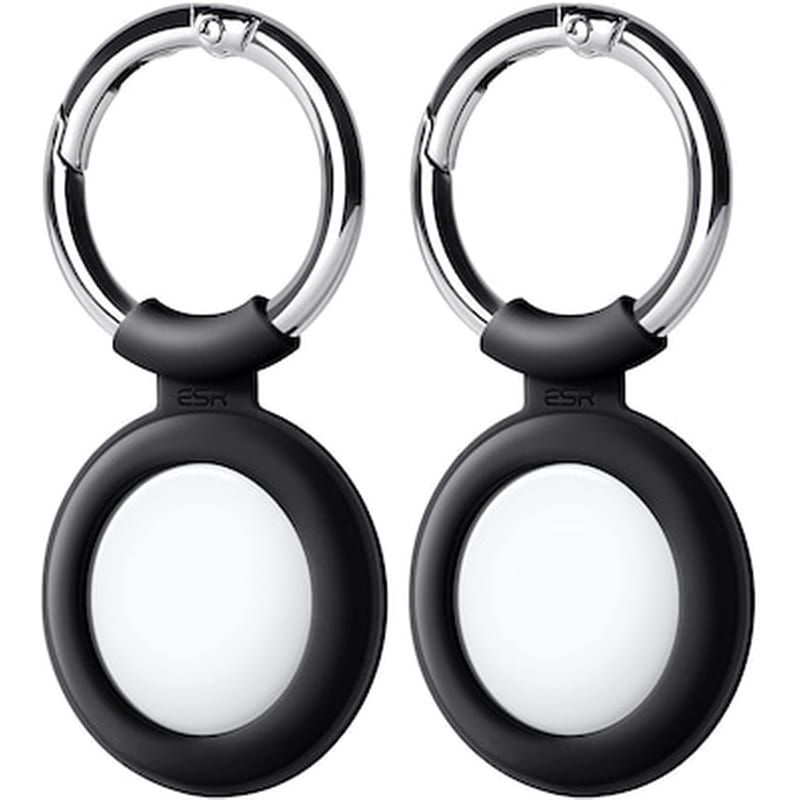 ESR Θήκη Μπρελόκ ESR Cloud για Apple AirTag 2 τμχ - Black