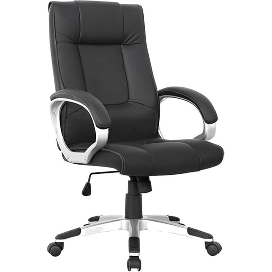 Διευθυντική Καρέκλα Γραφείου 24Mall BF6900 από Τεχνητό Δέρμα - Μαύρη image 0