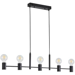 Κρεμαστό Φωτιστικό Οροφής Homelighting Adept 77-8249 - Μαύρο