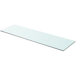 Ράφι Τοίχου VidaXL από Γυαλί 90x0.8x25 cm - Διάφανο