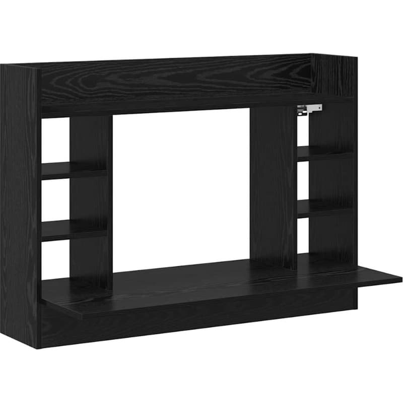 Επιτοίχιο Γραφείο VidaXL 105x48x75 cm - Μαύρη Δρυς