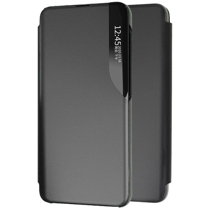 ANCUS Θήκη Realme 8 / 8 Pro - Ancus Smart Flip - Black