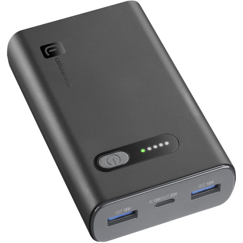 CELLULAR LINE Powerbank Cellular Line Fast 10.000mAh 20W - Black