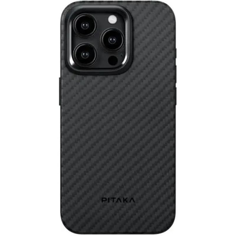 PITAKA Θήκη Apple iPhone 15 Pro Max - Pitaka Magez Case Pro 4 Magsafe - Μαύρο