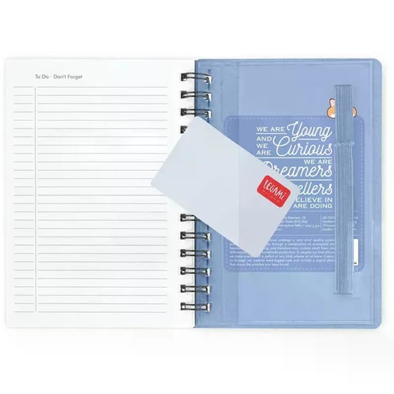 Ημερολόγιο Εβδομαδιαίο Legami 2026 12Μ Small Spiral Blue Corgi image 4