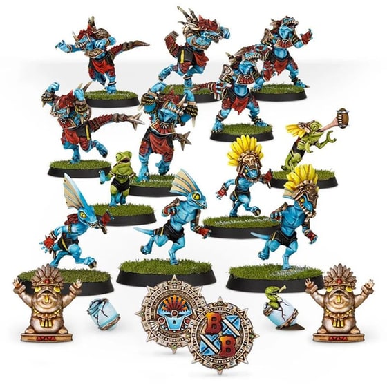 Blood Bowl: Lizardmen Team Warhammer 40k GAMES WORKSHOP image 0