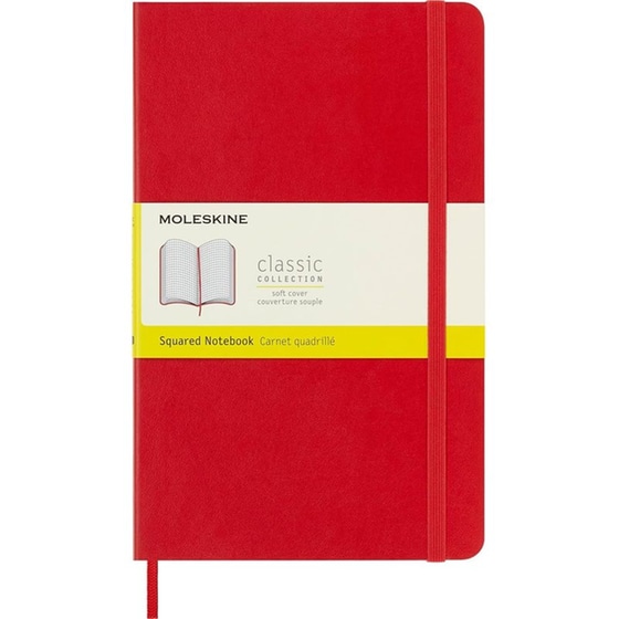 Σημειωματάριο Moleskine Soft Squared Large Scarlet Red image 0