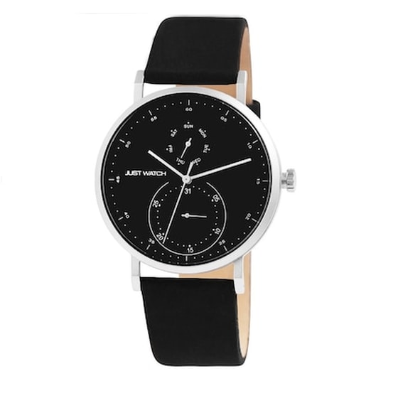 Just Watch Men's Watch With Multifunctional Movement And Genuine Leather Strap Jw20110-002 image 0