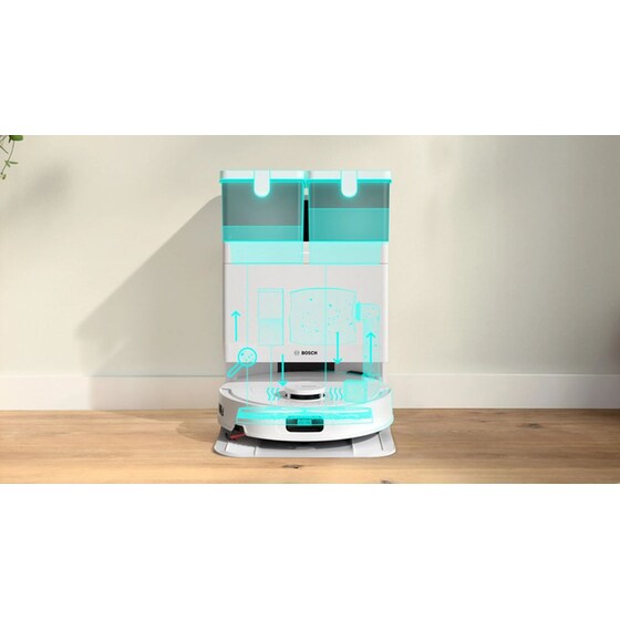 BOSCH BCR2S1W Spotless 2 για Σκούπισμα και Σφουγγάρισμα Λευκό Σκούπα Ρομπότ image 7