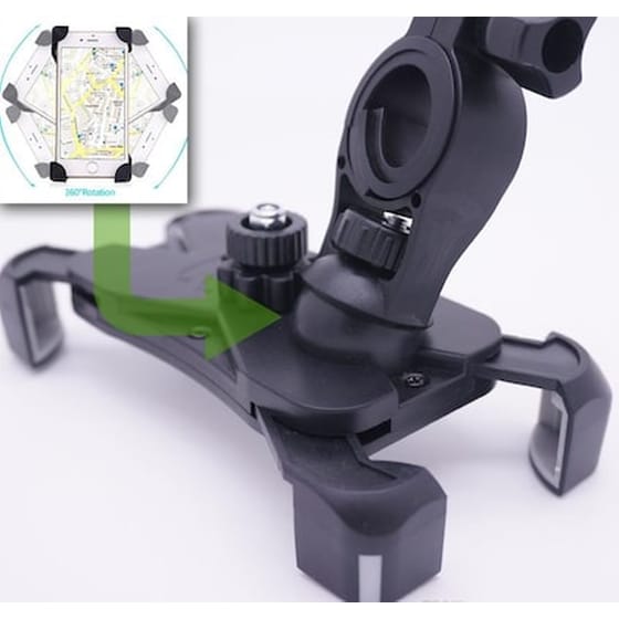 Universal Grip Βάση Στήριξης Ποδηλάτου - Μηχανής Για 3,5 - 7 Ιντσών Smartphone - Gps image 2