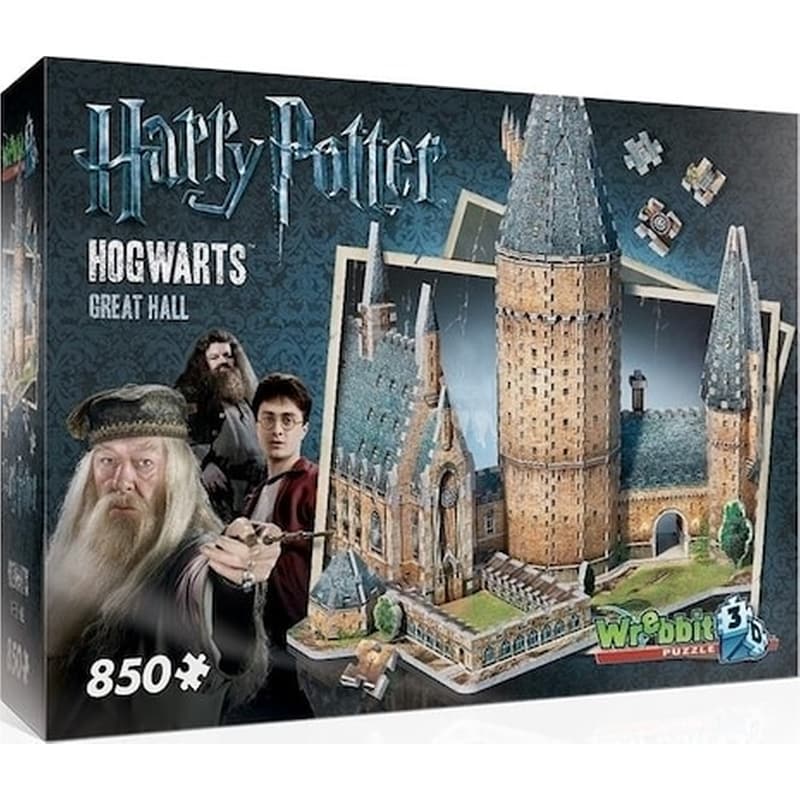 Harry Potter: Hogwarts – Great Hall 850pcs (w3d-2014) Wrebbit 3d Puzzle