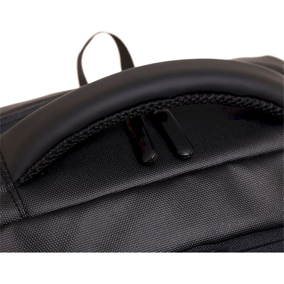 Τσάντα Πλάτης Amber με Θήκη Laptop 13'' AΜ2011 17lt - Μαύρο image 9