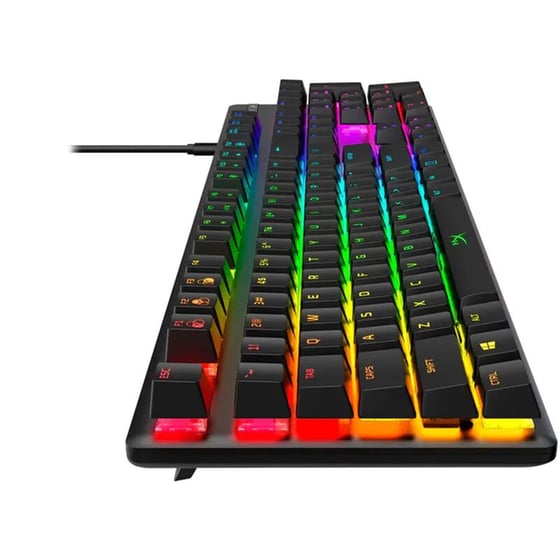 HyperX Alloy Origins PBT HX Red Gaming Μηχανικό Ενσύρματο Full Size Πληκτρολόγιο με RGB Μαύρο (US) image 4