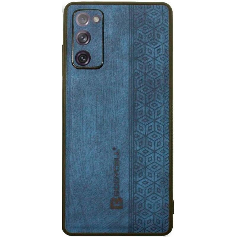BODYCELL Θήκη Samsung Galaxy S20 FE - Bodycell Pattern Leather - Blue