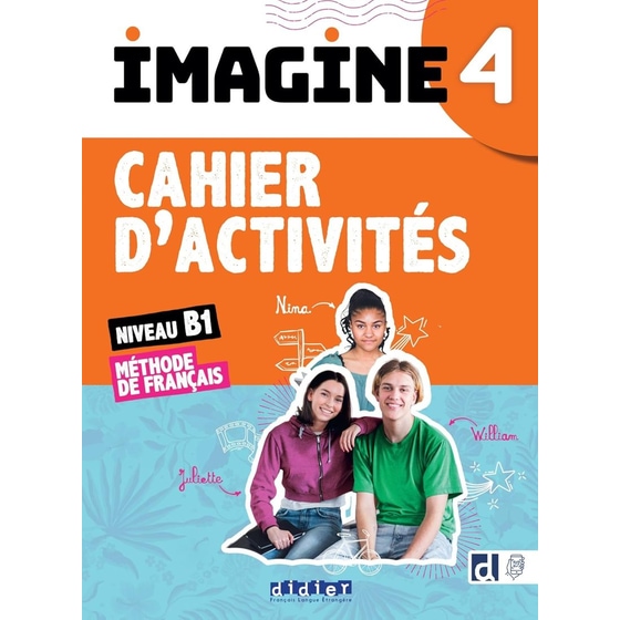 Imagine 4 - Niv. B1 - Cahier + didierfle.app image 0