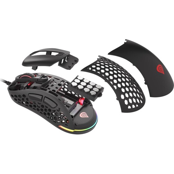 Genesis Xenon 800 Ultralight RGB Gaming Ενσύρματο Ποντίκι Μαύρο image 4