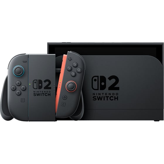 Nintendo Switch 2 Μαύρο Assasin's Creed Shadows + EA Sports FC26 (Game Key Card) Bundle image 2