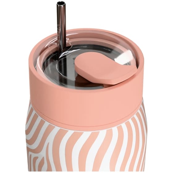 Μπουκάλι Θερμός Estia Lens Save The Aegean Soft Ripple με Καλαμάκι 360 ml image 1