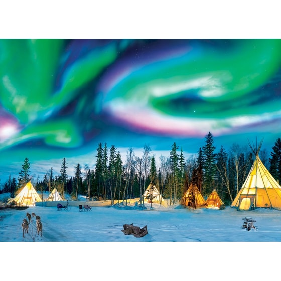 Παζλ Eurographics Northern Lights - Yellowknife (1000 Κομμάτια) image 1