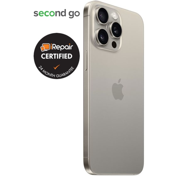Μεταχειρισμένο Apple Iphone 15 Pro Max 512gb Natural Titanium Second Go Certified By Irepair image 2