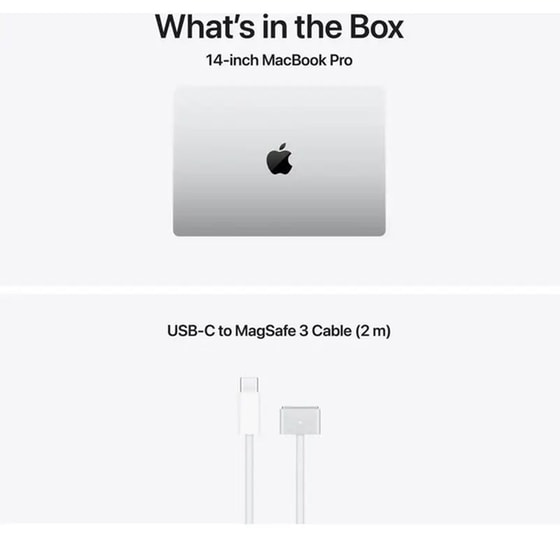 Apple MacBook Pro 14" M5 Chip QHD+ (Apple M5 10 Cores/16GB/512GB SSD/10 Cores GPU/macOS) Silver image 7