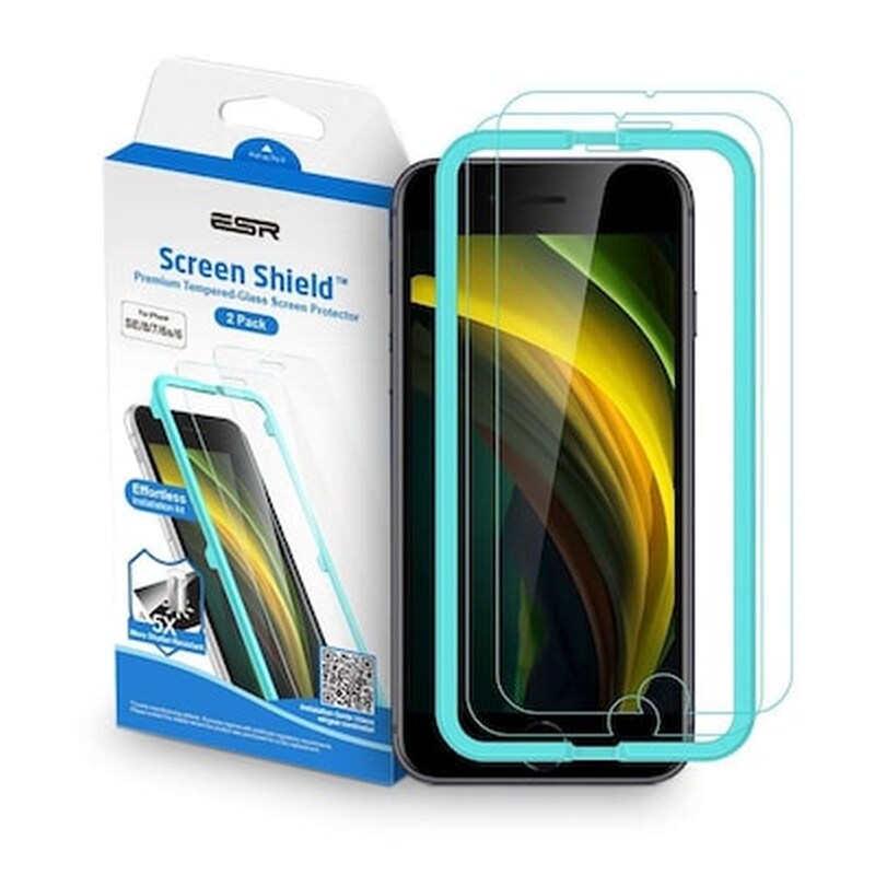 ESR Προστατευτικό οθόνης Apple iPhone 8/iPhone 7/iPhone SE - Esr Screen Shield 2pcs Tempered Glass Clear