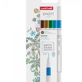 Μαρκαδόρος Σχεδίου Uni Island Emott 0.4mm (5 Τεμάχια)