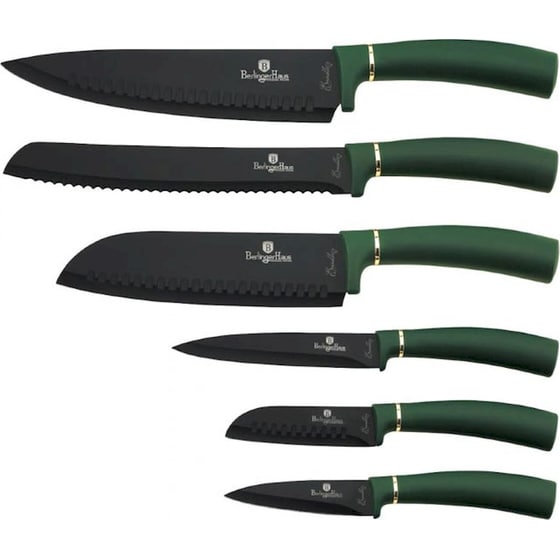 Σετ Μαχαίρια Berlinger Haus Emerald Collection από Ανοξείδωτο Ατσάλι 6 Τμχ image 0