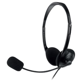 Ακουστικά Headset Ewent EW3563 με Μικρόφωνο - Μαύρο