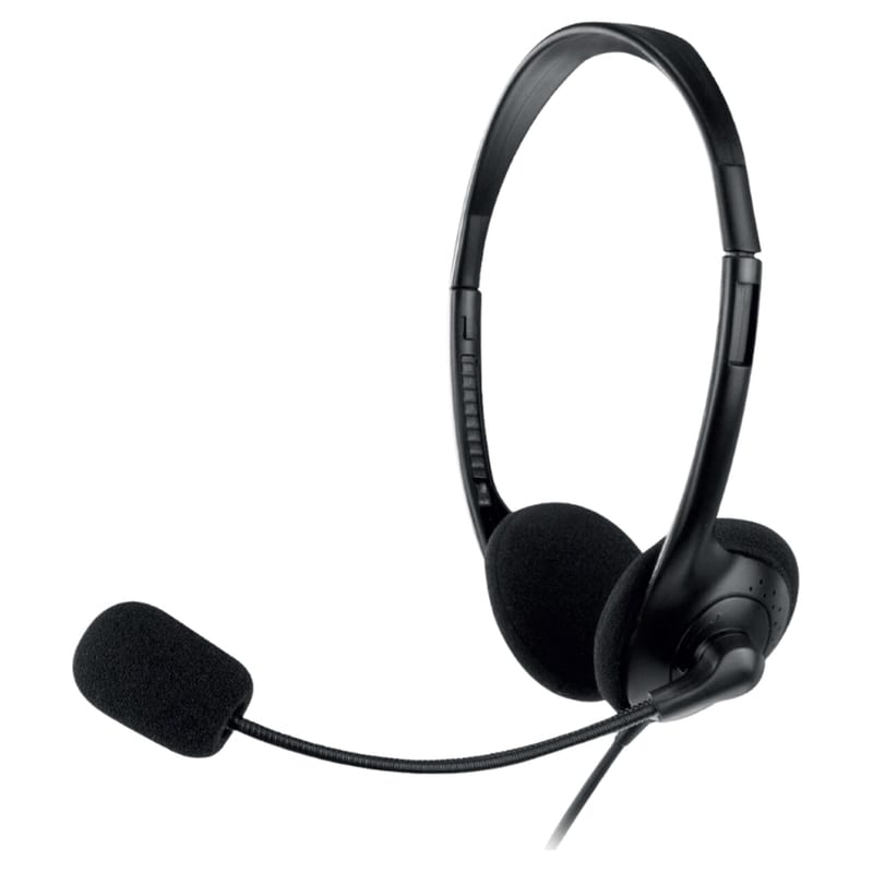 Ακουστικά Headset Ewent EW3563 με Μικρόφωνο - Μαύρο