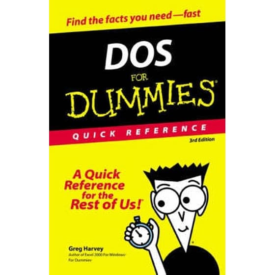 DOS for Dummies Quick Reference image 0