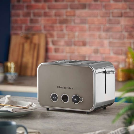 RUSSELL HOBBS DISTINCTIONS 2S TOASTER TITANIUM 26432-56 2 Θέσεων 1600W Ασημί Φρυγανιέρα image 4