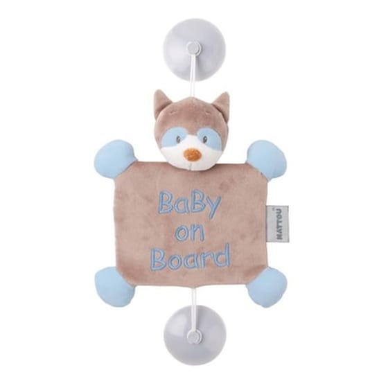 Nattou Jim  Bob Σήμανση Αυτοκινήτου Baby On Board Bob image 0