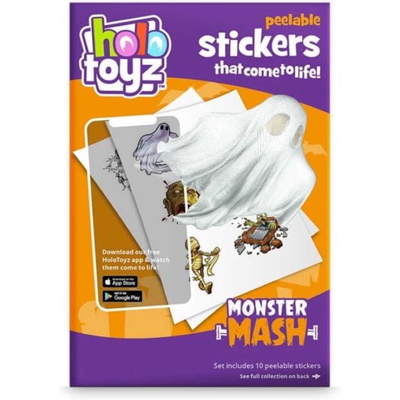 Holotoyz - Monster Mash Augmented Reality Αυτοκόλλητα Επαυξημένης Πραγματικότητας Που Ζωντανεύουν Σε Κινούμενα Σχέδια image 0