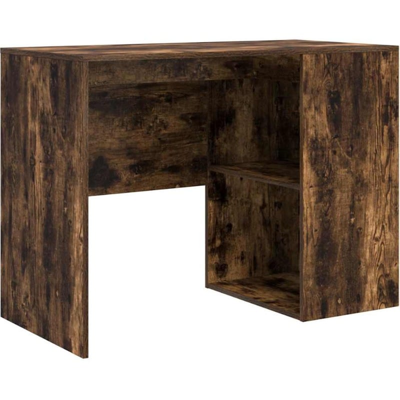 Γραφείο VidaXL από Επεξεργασμένο Ξύλο 102x50x75 cm - Καπνιστή Δρυς