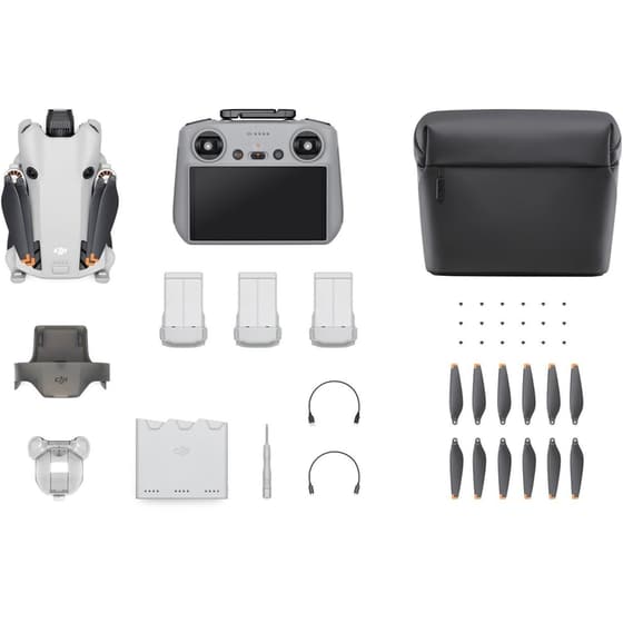 Drone DJI Mini 4 Pro Fly More Combo (DJI RC 2)- Λευκό image 0