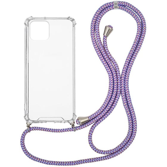 Θήκη Apple iPhone 12 Pro Max - Sonique με Κορδόνι Armor Clear - Λιλά image 0