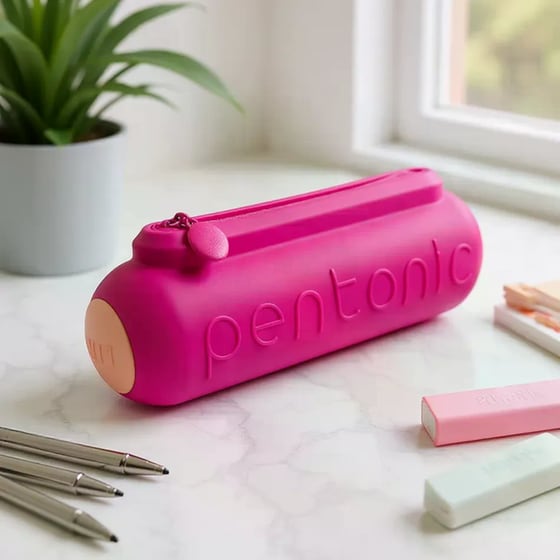 Κασετίνα Pentonic Σιλικόνης Ροζ image 1