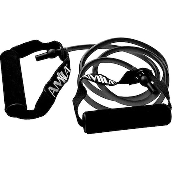 Λάστιχο Γυμναστικής Amila Gum Tube 48129 Πολύ Σκληρό - Μαύρο image 0