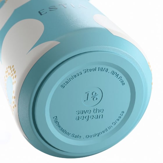 Θερμός Estia Save The Aegean Pulse Blue Daisy 500ml image 2
