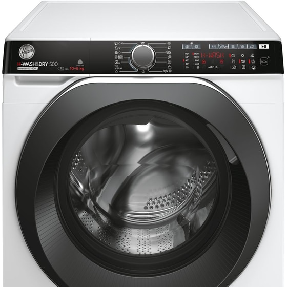 HOOVER HDP4106AMBC7/1-S 10 kg/6 kg 1.400 Στροφές με WiFi Λευκό Πλυντήριο Στεγνωτήριο image 4